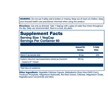 Cranactin Cranberry Extract 400mg